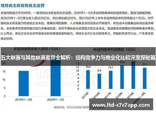 五大联赛与其他联赛差异全解析:结构竞争力与商业化比较深度探秘篇 五大联赛与其他联赛差异全解析:结构竞争力与商业化比较深度探秘篇